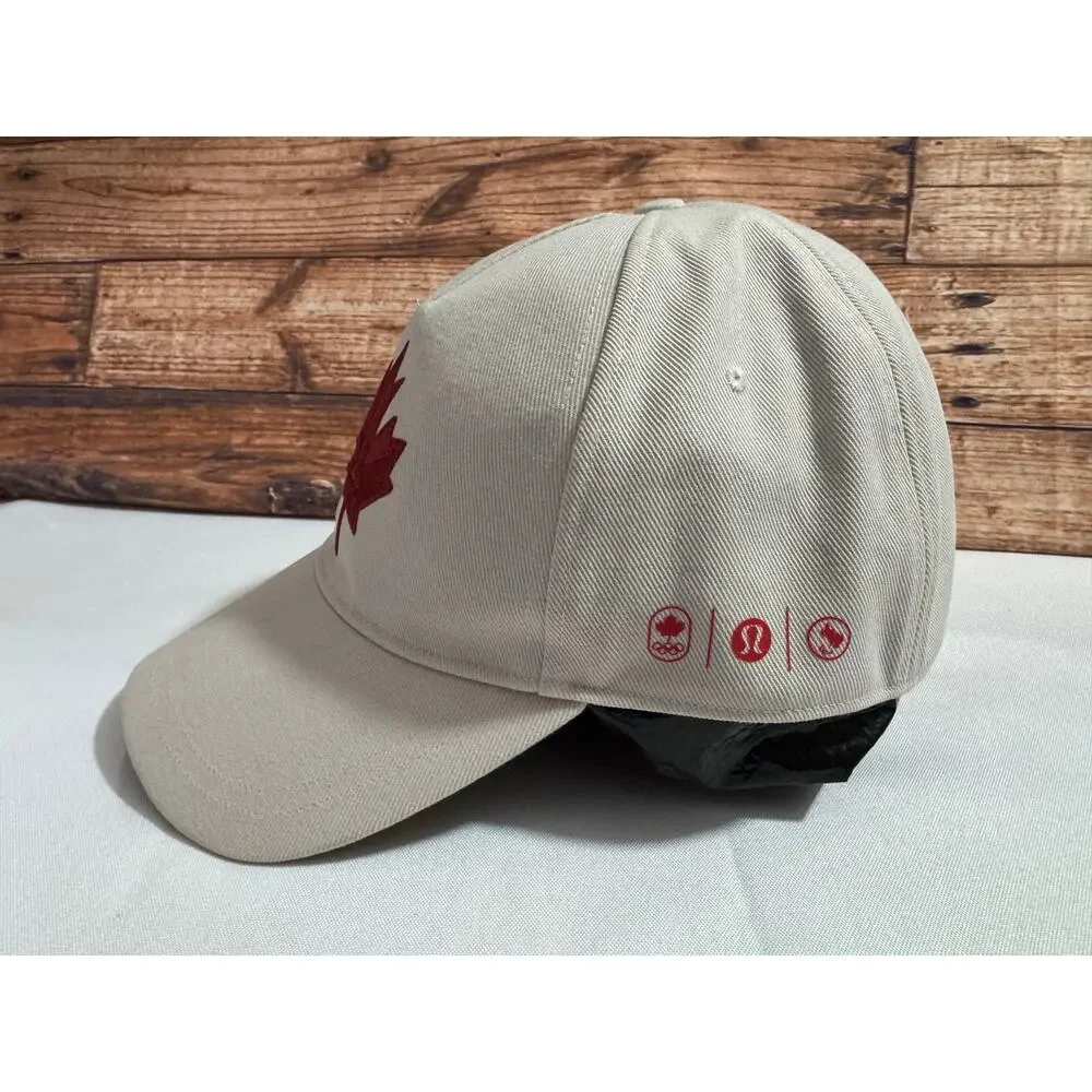 Lululemon Off-White Canada Olympic Team Adjustable Hat
